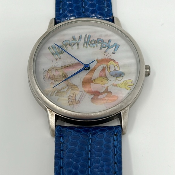 Nickelodeon Ren & Stimpy 1992 hologram/lenticular wrist watch - Picture 4 of 13